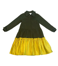 Load image into Gallery viewer, THE MIDDLE DAUGHTER LONDON Cavelo Nero/Chartreuse Apple Pie Dress (SZ 9-10)
