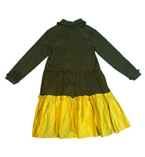 Load image into Gallery viewer, THE MIDDLE DAUGHTER LONDON Cavelo Nero/Chartreuse Apple Pie Dress (SZ 9-10)
