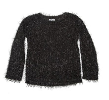 Load image into Gallery viewer, MIA NEW YORK METALLIC FUZZ SWEATER  (SZ M/8-10)
