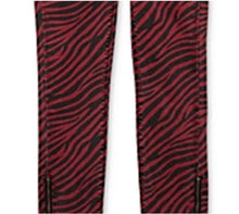 Cargar imagen en el visor de la galería, Hudson Girl&#39;s Zebra Print Skinny Jeans Red (SZ 10)
