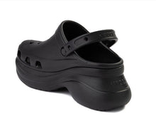 Cargar imagen en el visor de la galería, Womens Crocs Classic Bae Platform Clog - Black (SZ 9)
