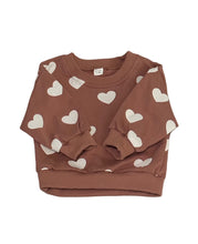 Cargar imagen en el visor de la galería, Mini Olie Heart Pullover Sweater (12-18M)
