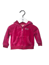 Load image into Gallery viewer, PINK JUICY COUTURE VELOUR JACKET (SZ 12-18M)
